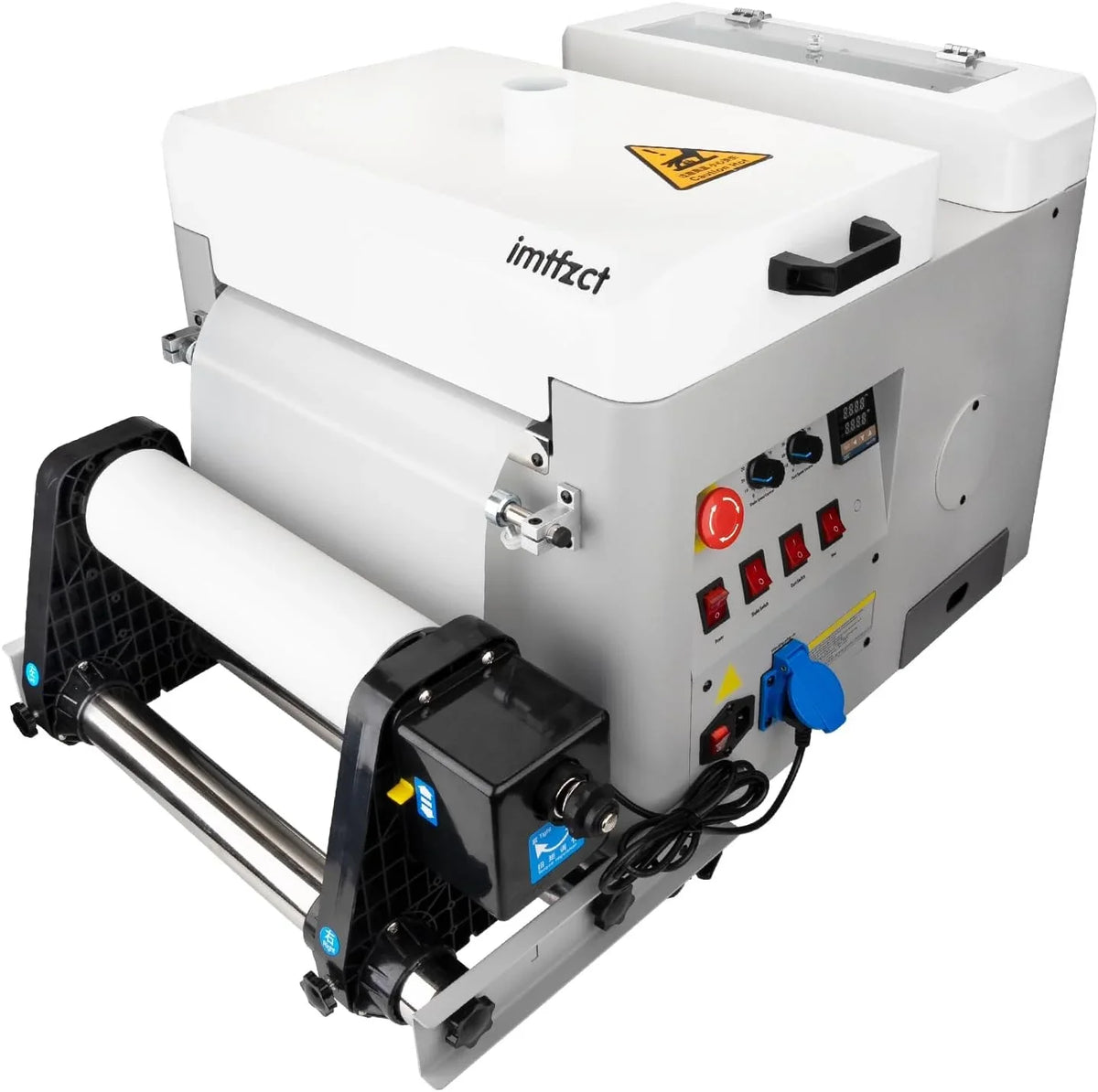 A3 Economic Automatic DTF Powder Shaker and Dryer Machine 13.4in (340mm), Automatic Powder Shaking Machine with 4 Lamps for Even Heating for DTF Printing on T-Shirts Clothes