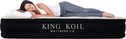 King Koil Luxury Air Mattress with High Speed Built-in Pump