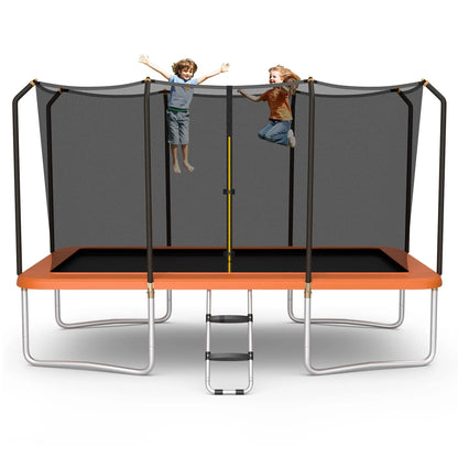 14 x 8FT Outdoor Kids Trampoline with Enclosure Net for Kids Adults