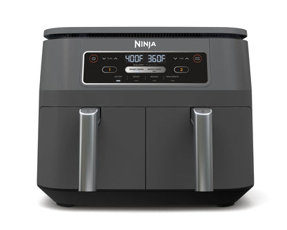 2026 NewNinja Foodi 4 in1 8-Quart. 2 Basket Air Fryer with DualZone Technology Air Fry, Roast, and More, DZ100WM
