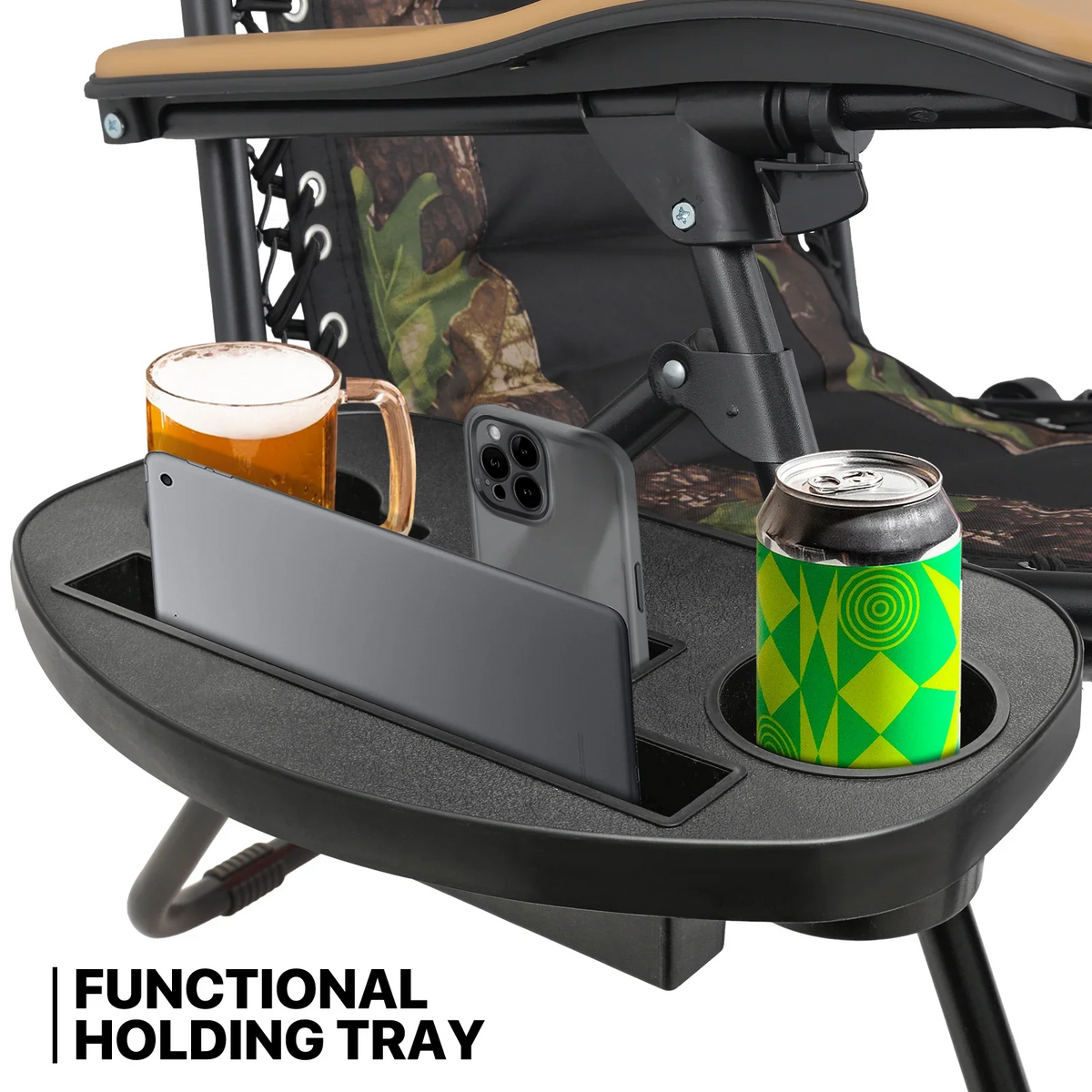 2026 NewMoNiBloom Zero Gravity Chairs Set of 2, Folding Outdoor Patio Beach Recliner with Canopy Shade & Headrest, Black