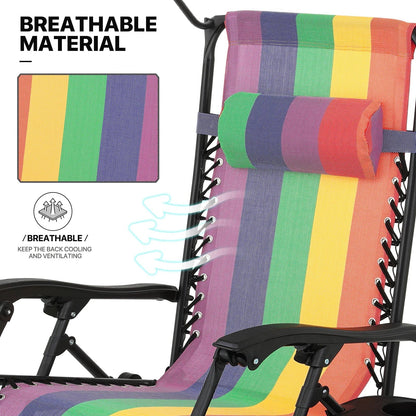 2026 NewMoNiBloom Zero Gravity Chairs Set of 2, Folding Outdoor Patio Beach Recliner with Canopy Shade & Headrest, Black