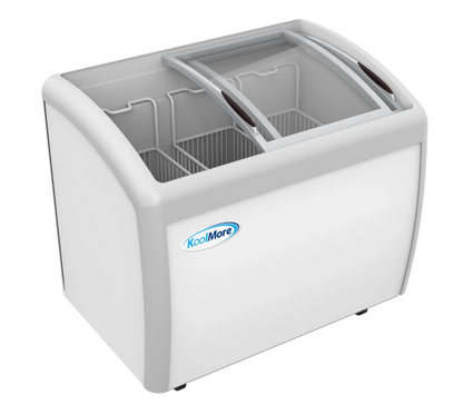 2026 NewKoolMore 40 in. Display Ice Cream Freezer - 9 Cu. ft.