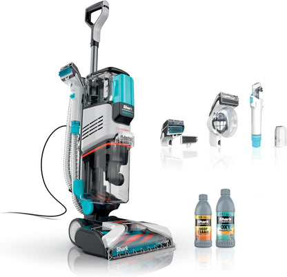 Shark CarpetXpert EX201 Carpet Cleaner, Cyan  C Deep Cleaning with StainStriker, Perfect for Pets, Includes Spot & Stain Remover Tools