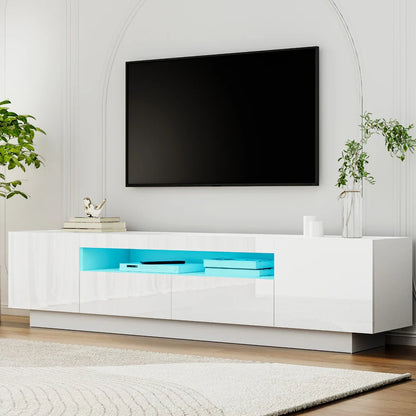 Artiss TV Unit Entertainment Unit Storage Drawer RGB LED 180cm White
