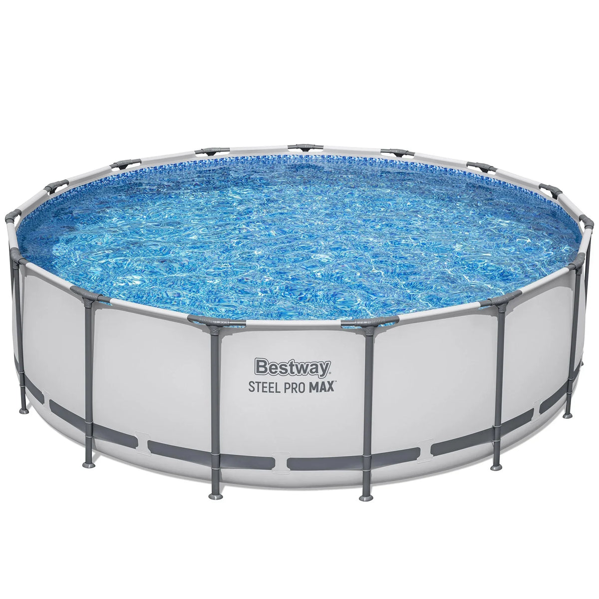 2026 NewBestway: Steel Pro MAX 15' X 48" Above Ground Pool Set - 4231 Gallon, Outdoor Family Pool, Corrosion & Puncture Resistant, Includes Filter, Pump, Ladder & Cover