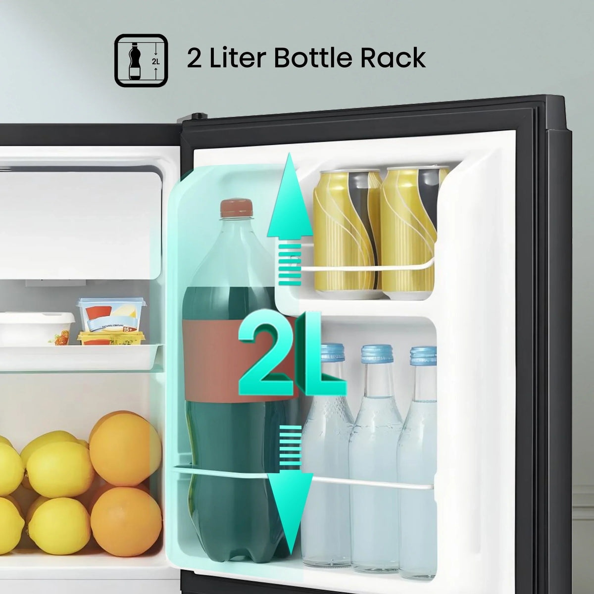 2026 NewHisense 1.6 Cu ft Single Door Mini Fridge, Black, Energy Star, 1 Year Warranty, WMS017M6XBE New