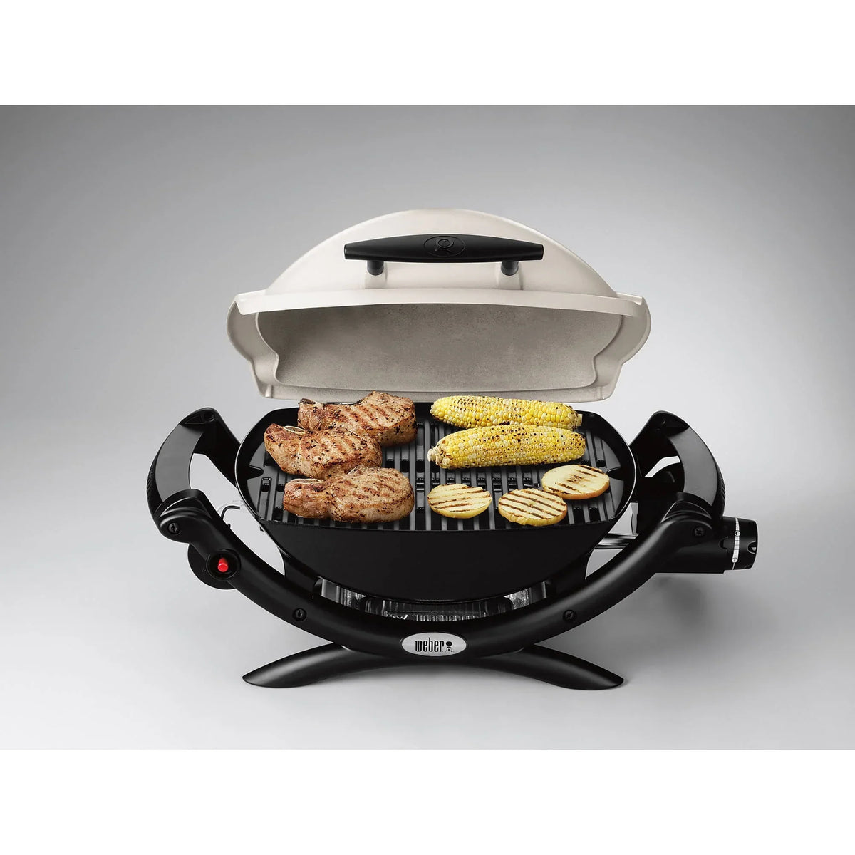 2026 NewWeber Q 1000 1-Burner Portable Gas Grill, Titanium
