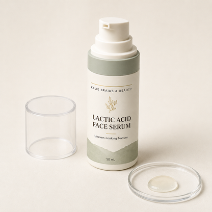 Kylie Braids & Beauty Lactic Acid Face Serum with texture detail