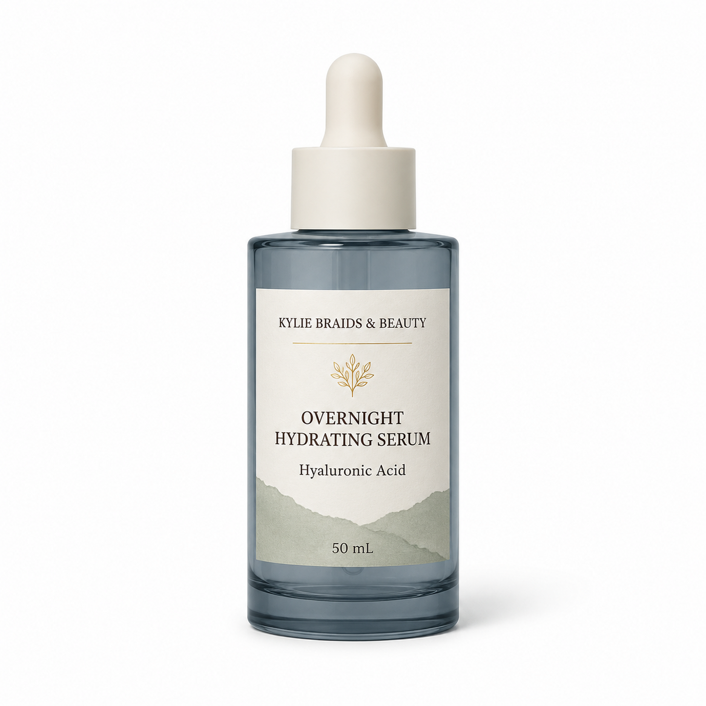 Kylie Braids & Beauty Overnight Hydrating Serum with Hyaluronic Acid, 50 mL, front view