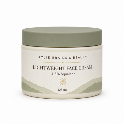 Kylie Braids & Beauty Lightweight Face Cream with 4.5% Squalane, 125 mL, front view