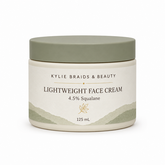 Kylie Braids & Beauty Lightweight Face Cream with 4.5% Squalane, 125 mL, front view