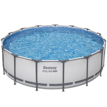 2026 NewBestway: Steel Pro MAX 15' X 48" Above Ground Pool Set - 4231 Gallon, Outdoor Family Pool, Corrosion & Puncture Resistant, Includes Filter, Pump, Ladder & Cover