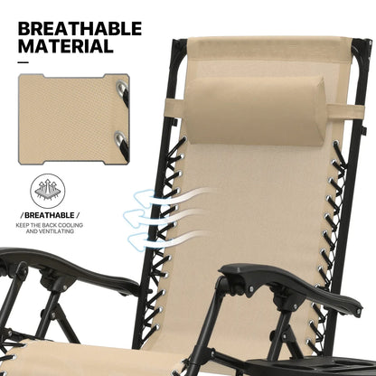 2026 NewMoNiBloom Zero Gravity Chairs Set of 2, Folding Outdoor Patio Beach Recliner with Canopy Shade & Headrest, Black