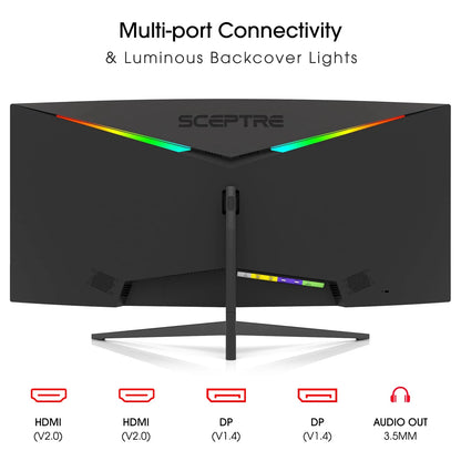 Sceptre 34 Inch 165Hz Curved Ultrawide WQHD Monitor  sgtnighsdesigns