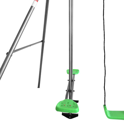 Lifespan Kids Lynx 4 Station Swing Set with Slippery Slide