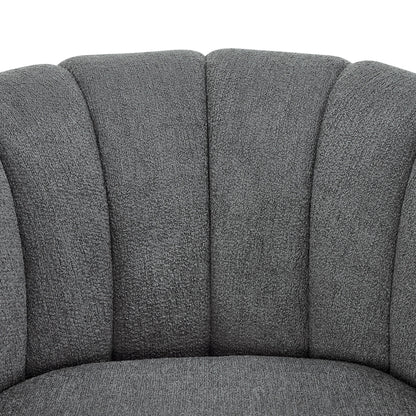 2026 NewBetter Homes & Gardens Lillian Accent Swivel Chair, Cream Linen