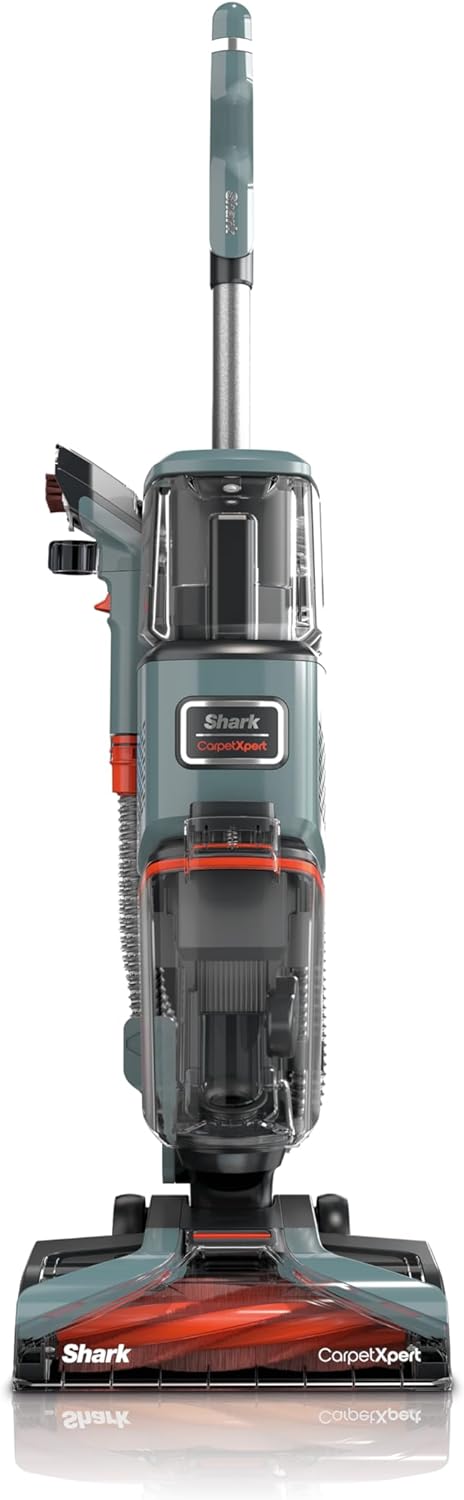Shark CarpetXpert EX201 Carpet Cleaner, Cyan  C Deep Cleaning with StainStriker, Perfect for Pets, Includes Spot & Stain Remover Tools