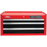 Craftsman 2000 Series 26-in W x 12.25-in H 3-Drawer Steel Tool Chest (Red) Cmst98246rb