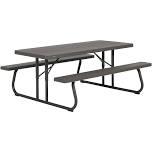 Lifetime 6 Foot Folding Picnic Table, Brown, 60105